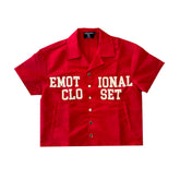 Red “Backyard” Nylon Shirt