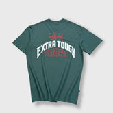 Stüssy Green T-shirt With "Extra Tough Workwear" Graphic