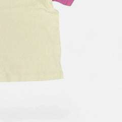 Stüssy Womens Pink and Cream Embroidered Baby T-shirt (Uk12)