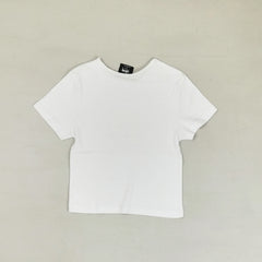 Stüssy Womens white Orange Flower Graphic Baby T-shirt