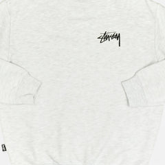 Stüssy Grey Red Dice Crewneck Sweatshirt
