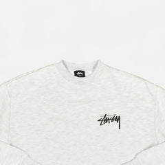 Stüssy Grey Red Dice Crewneck Sweatshirt