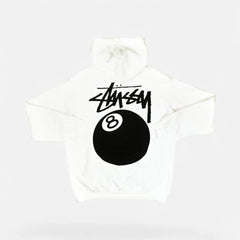 Stüssy White 8 Ball Hoodie