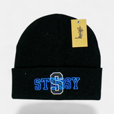 Stüssy Black Beanie (One Size Fits All)