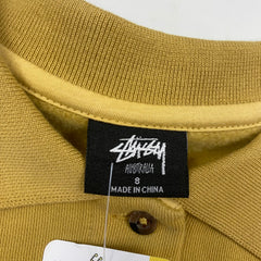 Yellow Stüssy Polo Sweatshirt(XS)