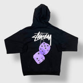 Stüssy Dice Purple Graphic Hoodie