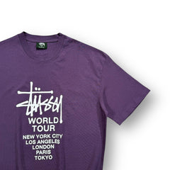 Stüssy Purple World Tour T-shirt