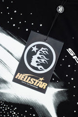 Hellstar Abstract Racing Tribal Logo Graphic T-Shirt