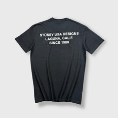 Stüssy Designs Black Graphic T-shirt