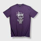 Stüssy Purple World Tour T-shirt