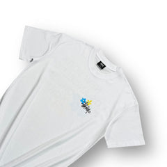 Stüssy White Flower Graphic T-shirt