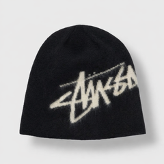 Stüssy Black Script Beanie — New With Tags