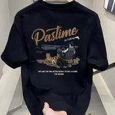 Cutting labels and clearing inventory for foreign trade tail goods~Korean loose trendy brand pure cotton short sleeved T-shirt, men's and women's same size oversized top