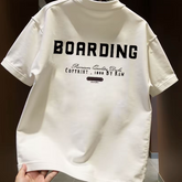 Top brand foreign trade counter tail goods leakage~High quality light luxury American casual heavyweight pure cotton short sleeved T-shirt for men and women