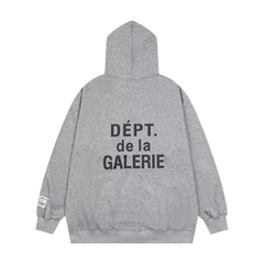 Gallery Dept. Back Logo Graphic Zip-Up Hoodie