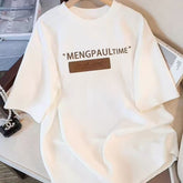 2026 summer new Korean casual fashion brand heavyweight pure cotton short sleeved T-shirt for men and women, loose and large, versatile