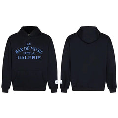 Gallery Dept. Blue Text Hoodie