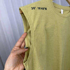 Coordinate printing design! Skin friendly and breathable! Summer Men's Foreign Trade Outdoor Running Fitness Leisure Sleeveless Tank Top
