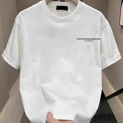 Export trade tail goods, cut labels, clear warehouse, and pick up leaks~American retro pure cotton short sleeved T-shirt for men and women, loose design sense