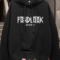 Foreign trade tail order trimming label clearance counter withdrawn~American fashion brand pure cotton hoodie for men and women loose and versatile large size