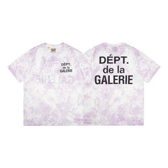 Gallery Dept. Tie-Dye DÉPT. de la GALERIE Short Sleeve T-Shirt - Light Purple
