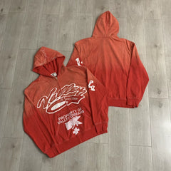 Vale Forever "Valley Dreams Property" Vintage Zip-Up Hoodie (Orange)
