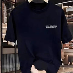 Overseas order backlog~Foreign trade counter withdraws American style heavyweight pure cotton short sleeved T-shirt, versatile and loose for couples