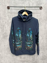 Who Decides War Blue Stained Glass Graphic Hoodie
