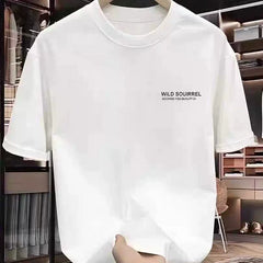 Overseas order backlog~Foreign trade counter withdraws American style heavyweight pure cotton short sleeved T-shirt, versatile and loose for couples