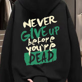 Withdrawal of overseas order tail trimming label for 2025 autumn and winter American fashion brand with thick fleece hooded sweatshirt for men and women
