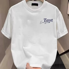 Foreign trade clearance~Cutting labels, tail goods counter, leak detection, trendy brand, pure cotton short sleeved T-shirt, men's and women's loose fit, large size, versatile, trendy