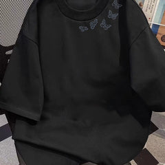 海外订单尾货~剪标撤回2026夏季新款复古潮牌百搭纯棉短袖男女款