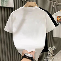 Brand counter withdraws foreign trade discount last order~Trendy and cool pure cotton short sleeved t-shirt for men and women, summer versatile
