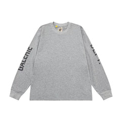 Gallery Dept. Sleeve Logo Graphic Long Sleeve T-Shirt - Heather Grey