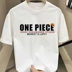 Brand foreign trade~Cutting labels, picking up leaks, counter surplus single day series cartoon fun pure cotton short sleeved t-shirt for men and women couple tops