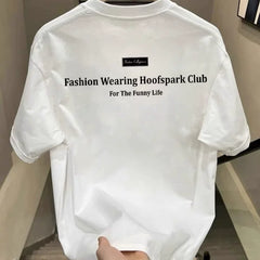 Export trade tail goods, cut labels, clear warehouse, and pick up leaks~American retro pure cotton short sleeved T-shirt for men and women, loose design sense