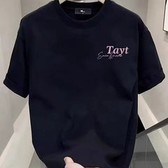Foreign trade clearance~Cutting labels, tail goods counter, leak detection, trendy brand, pure cotton short sleeved T-shirt, men's and women's loose fit, large size, versatile, trendy