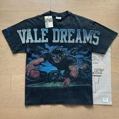 Vale Forever "Vale Dreams Football" Vintage Tee (Black)