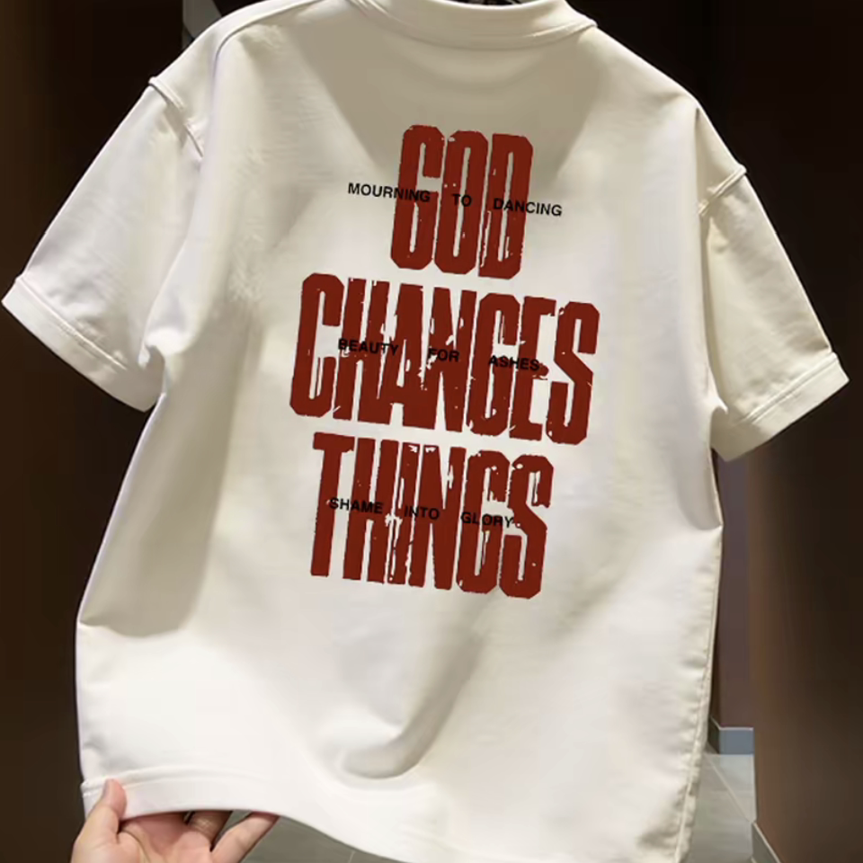 Top brand foreign trade counters are picking up leftover goods~High quality light luxury pure cotton short sleeved T-shirt with trendy loose letters and large size for summer