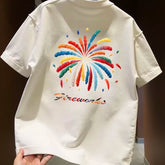 Top brand foreign trade counters are picking up leftover goods~American fashion brand short sleeved T-shirt, fashionable and loose, trendy and stylish, suitable for both men and women