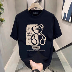 Foreign trade label cutting and tail order counter withdraws clearance and leak detection trend brand American retro pure cotton short sleeved T-shirt for men and women loose fit