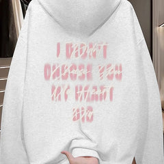 Overseas order backlog~Withdrawal of foreign trade American style trendy brand men's and women's loose autumn and winter hoodies with cut labels