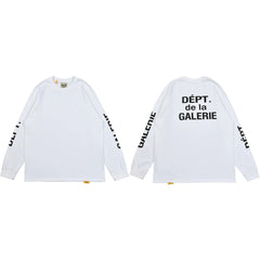 Gallery Dept. Sleeve Print DÉPT. de la GALERIE Long Sleeve T-Shirt - White/Black