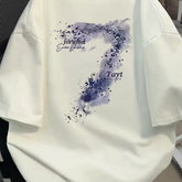 First tier tail goods counter store withdraws leak collection~Heavy duty pure cotton short sleeved half sleeved couple's T-shirt ins trendy brand top