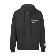 Gallery Dept. Minimalist Logo Zip-Up Hoodie