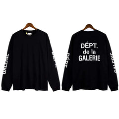 Gallery Dept. Sleeve Print DÉPT. de la GALERIE Long Sleeve T-Shirt - Black/White