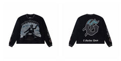 Godspeed "E Pluribus Unum" Figure Graphic Black Long Sleeve Tee