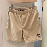Stussy Everyday Casual Shorts with Double Logo Print