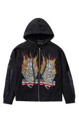 ENGULFED MEMORIES ZIP UP