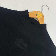 Stüssy Embroidered Spellout Top Mcentre Chest Logo (S)